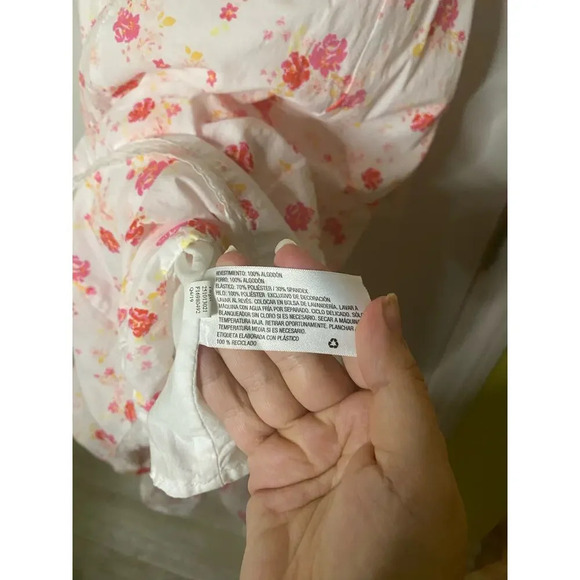 Floral Pink Mini Dress - Picture 7 of 8